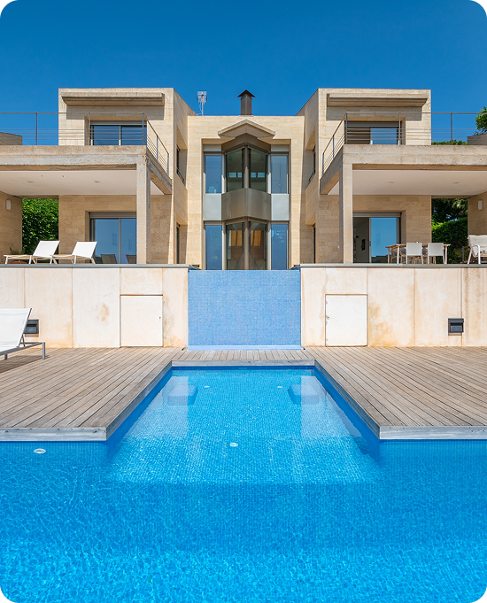 Villa con piscina